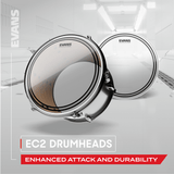Evans Marching EC2S Tenor Drum Head, 14 inch