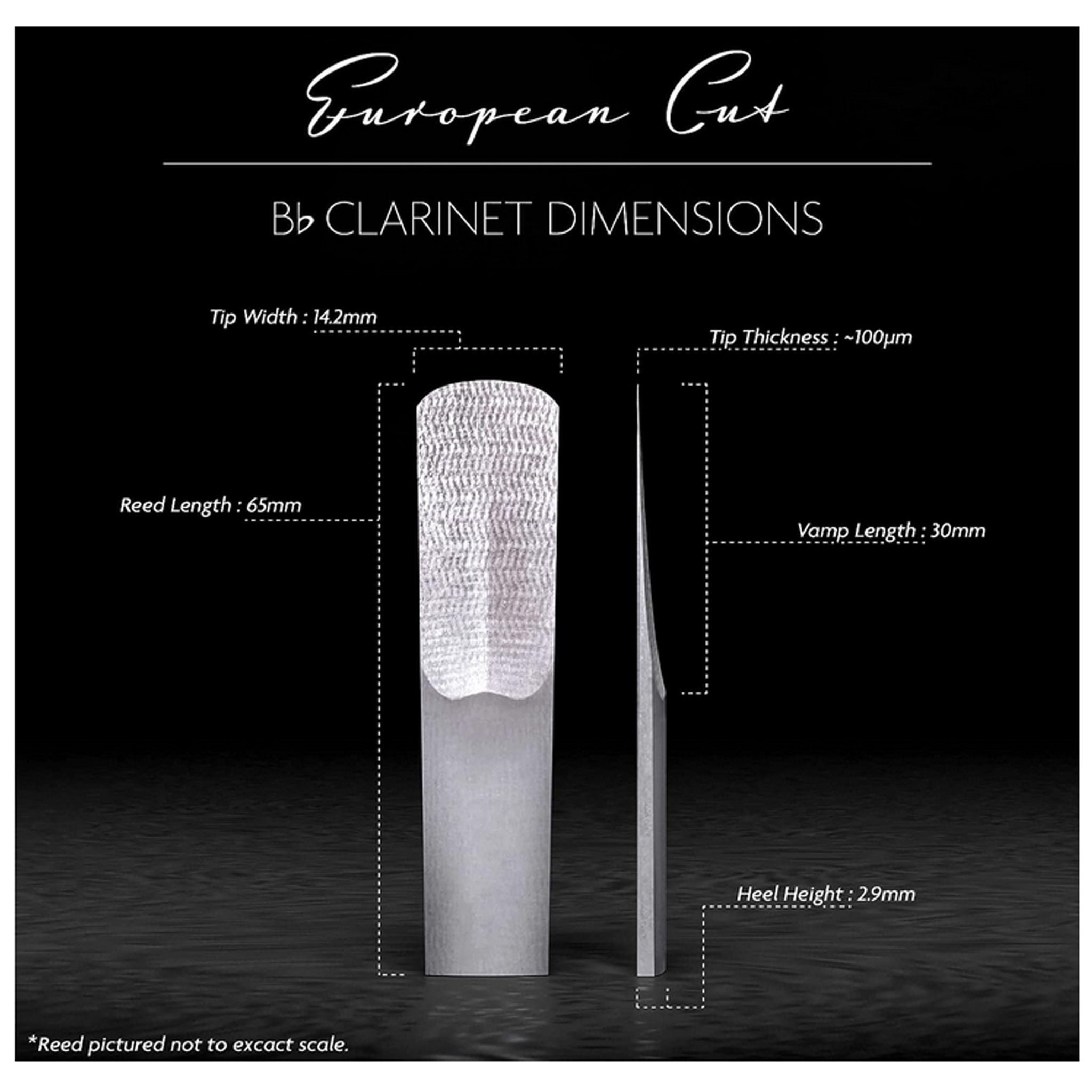 Legere Bb Clarinet European Cut Reed Strength 3.5