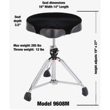 Gibraltar 9000 Series 16" Cordura Saddle Drum Throne