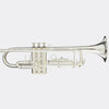 Blessing Standard Series Bb Trumpet, .460 Bore, Silver-Plate, Outfit