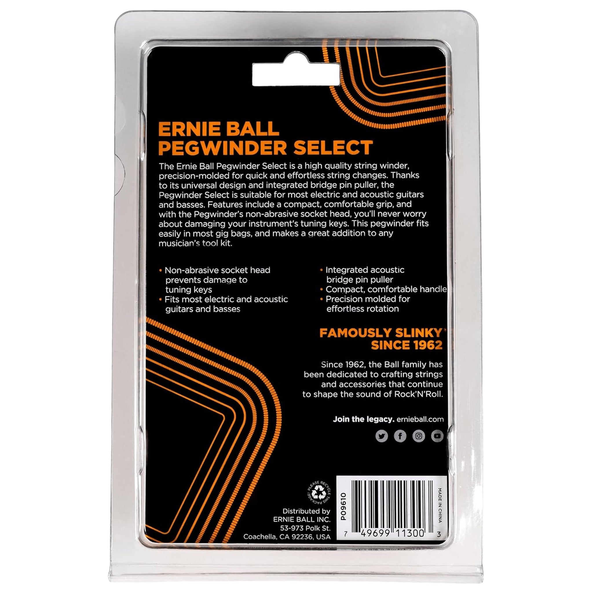 Ernie Ball Guitar Pegwinder Select