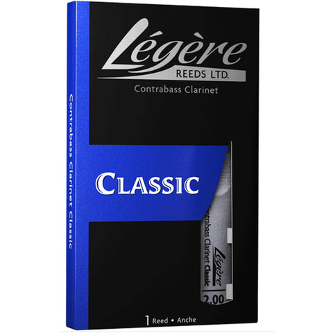 Legere Contra Bass Clarinet Classic Reed Strength 2.00