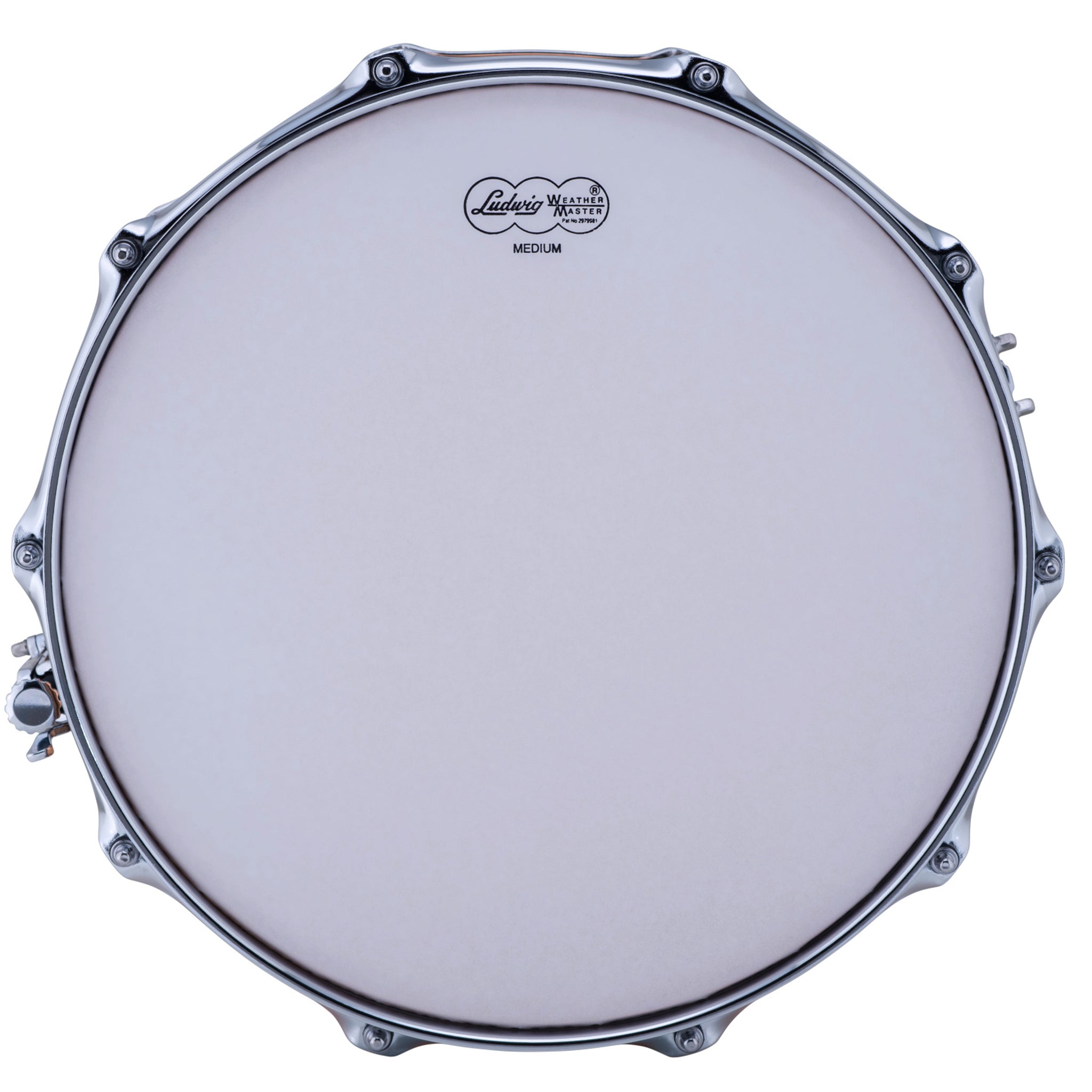 Ludwig LC662 Copper Phonic 6.5x14 Smooth Polished Shell, Imperial Lugs Snare Drum