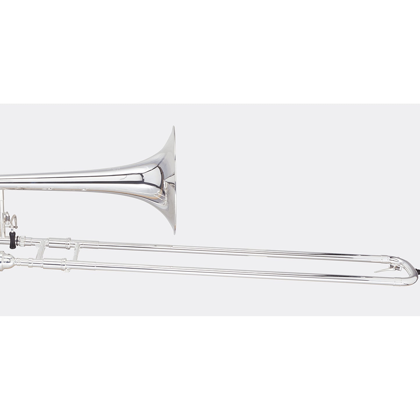 Blessing Tenor Trombone, .547" Bore, Open Wrap, F Rotor, Silver-Plate, Outfit