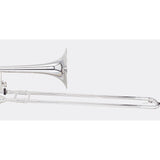 Blessing Tenor Trombone, .547" Bore, Open Wrap, F Rotor, Silver-Plate, Outfit