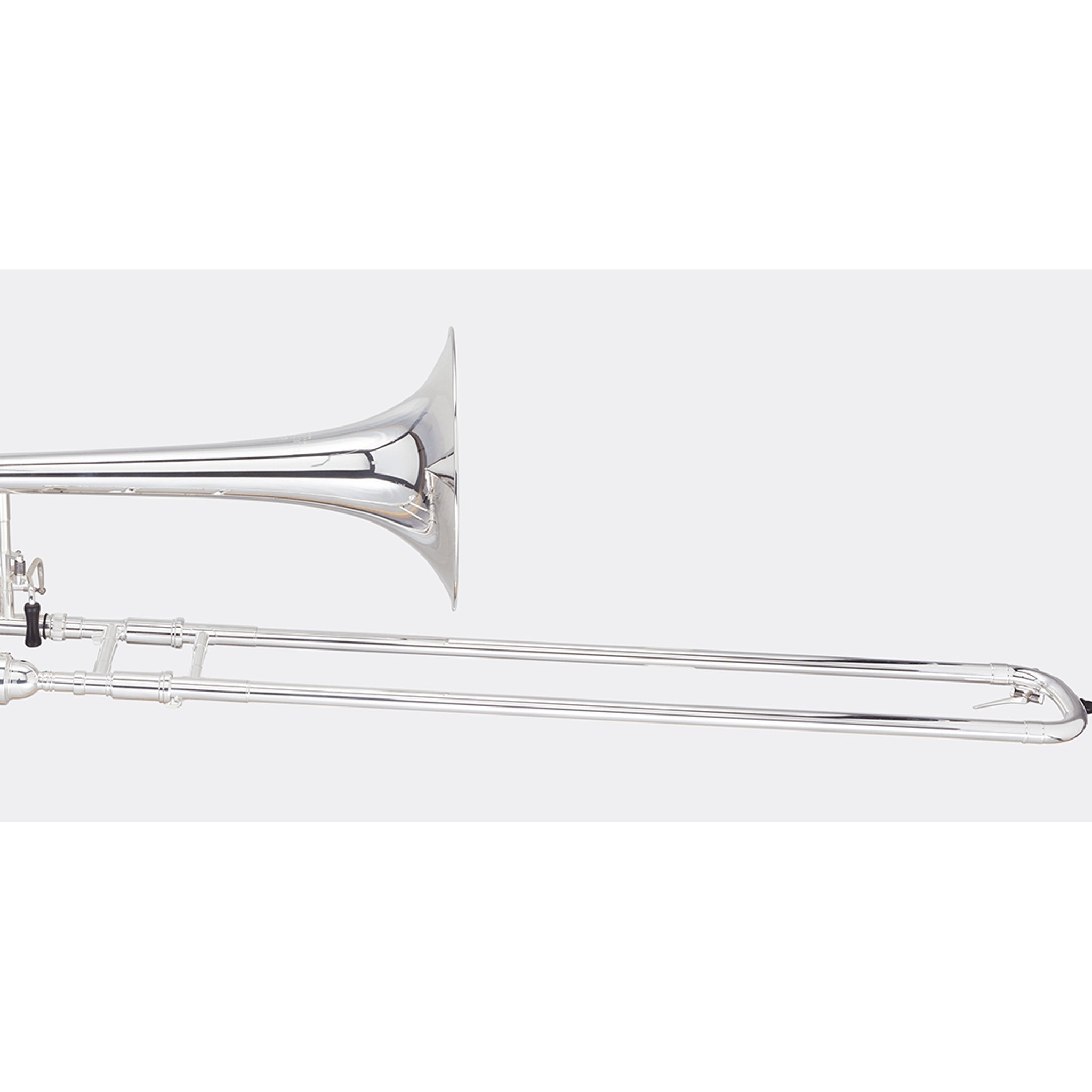 Blessing Tenor Trombone, .547" Bore, Open Wrap, F Rotor, Silver-Plate, Outfit