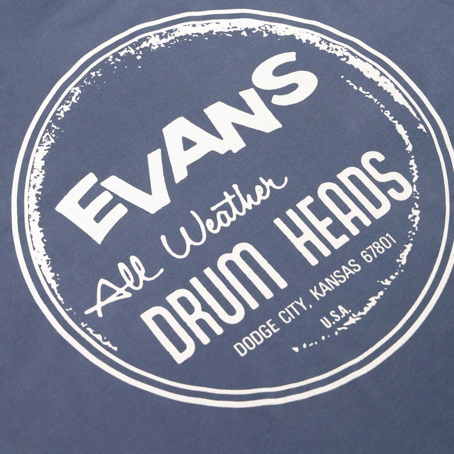 EVANS Heritage Pocket T-Shirt, Petrol Blue, 2XL