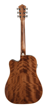 Washburn D10SCE Heritage 10 Series Acoustic Electric Guitar. Tobacco Burst