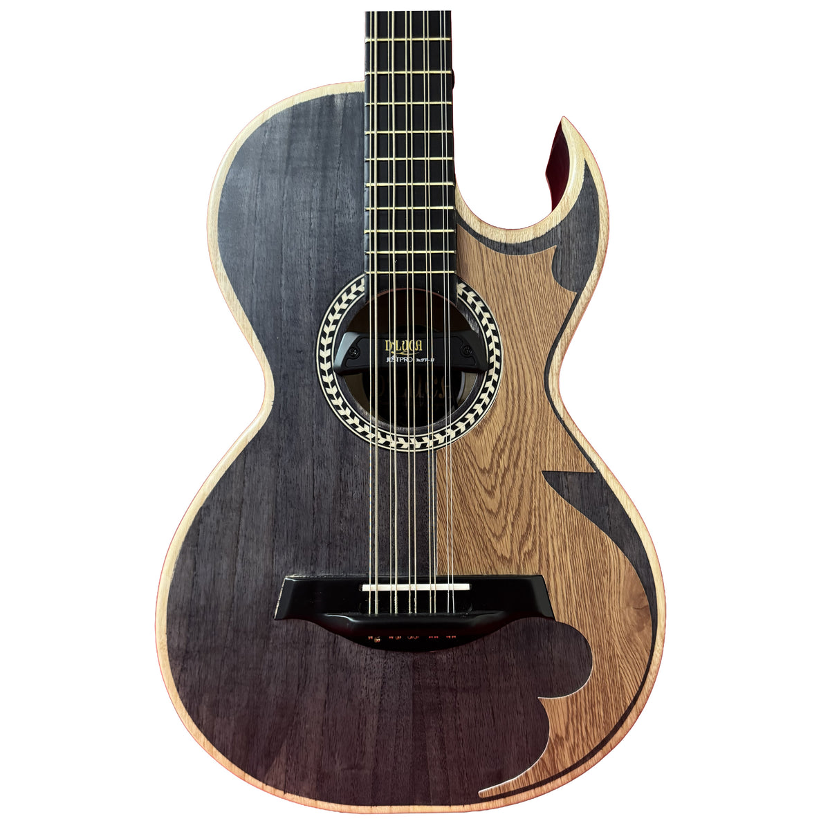 D'Luca Artisan Acoustic Electric Bajo Quinto, Ash