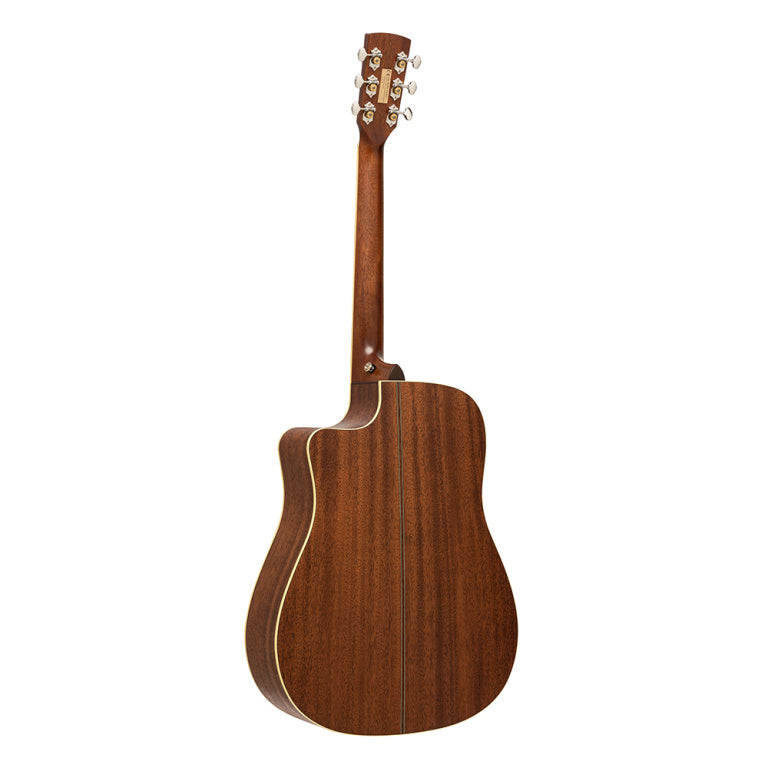 Crafter Es Series, Dreadnought Cutaway Acoustic-Electric Guitar Solid Spruce Top