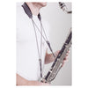 BG Bass Clarinet Leather Strap, 2 Metal Hooks, C50B
