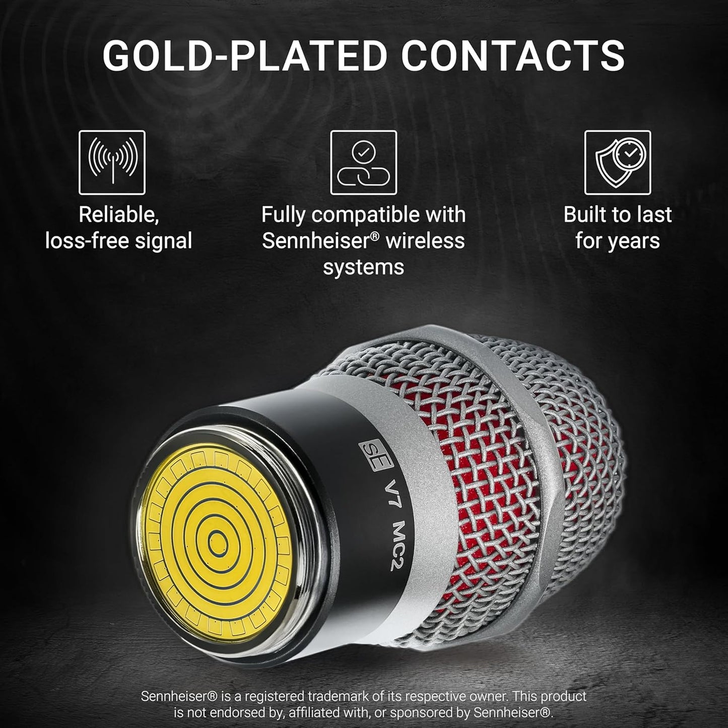 sE Electronics V7 Mic Capsule, Supercardioid, for Sennheiser Wireless Red