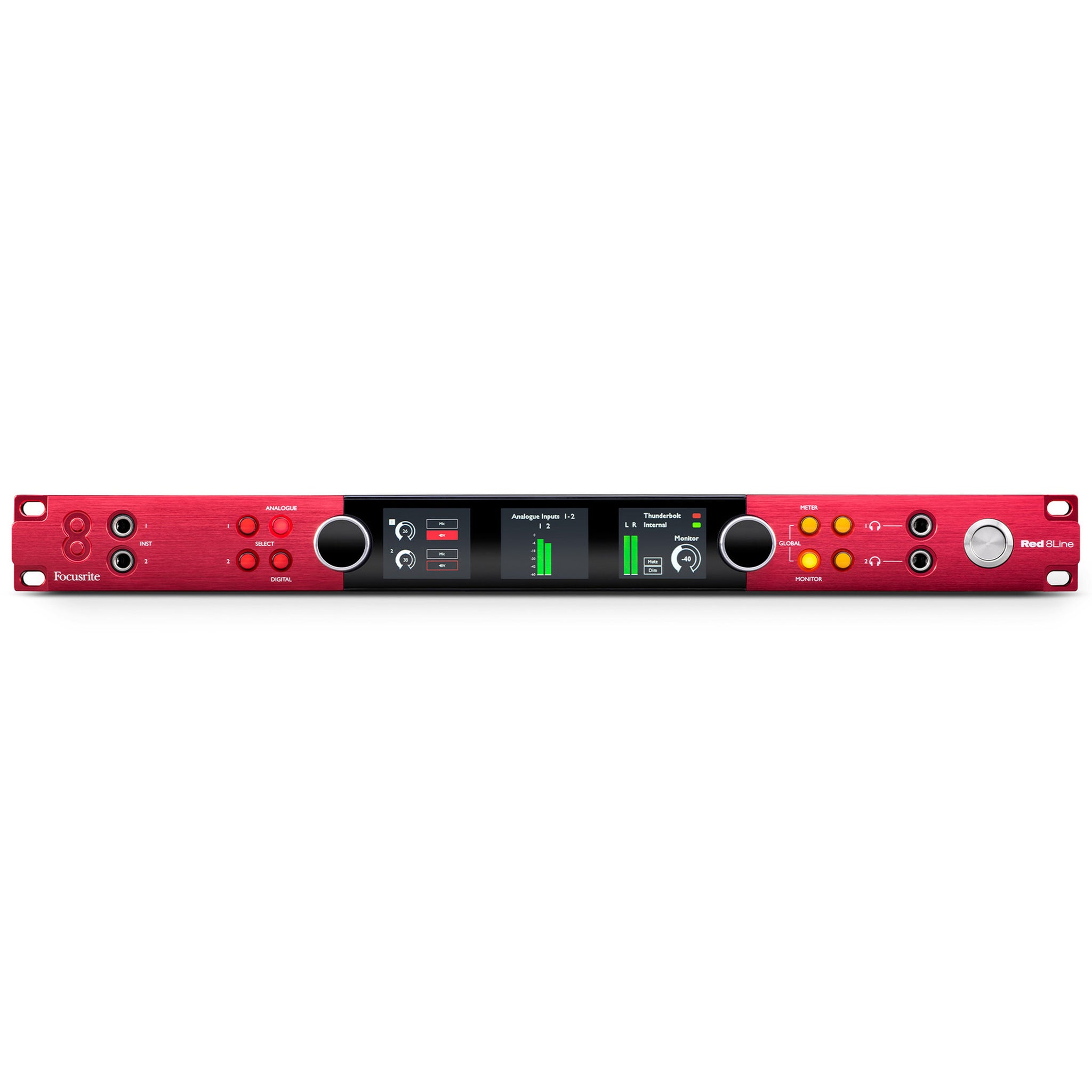 Focusrite Pro Red 8Line 58x64 all-in-one Interface, 32x32 Dante I/O