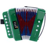 D'Luca Kids Series Button Accordion, Green