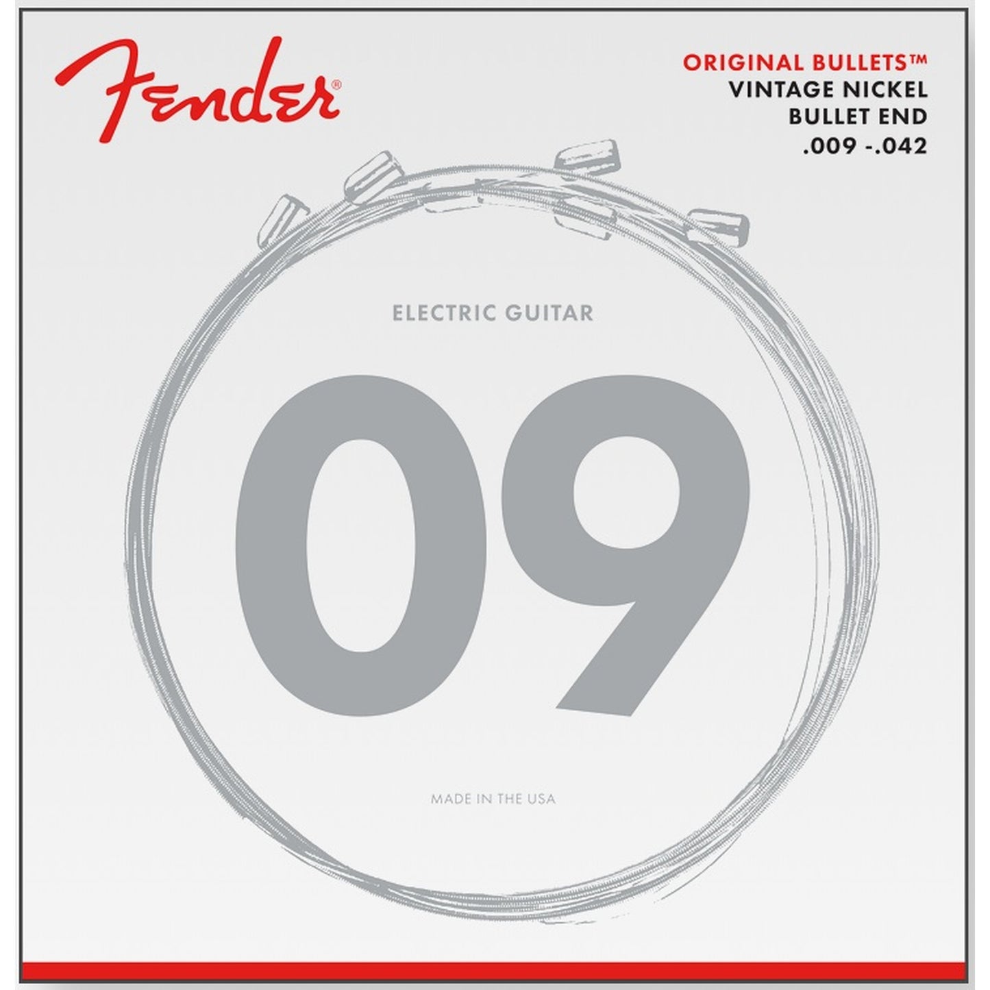 Fender Original Bullet 3150 Electric Guitar Strings Nickel Bullet End 009-046