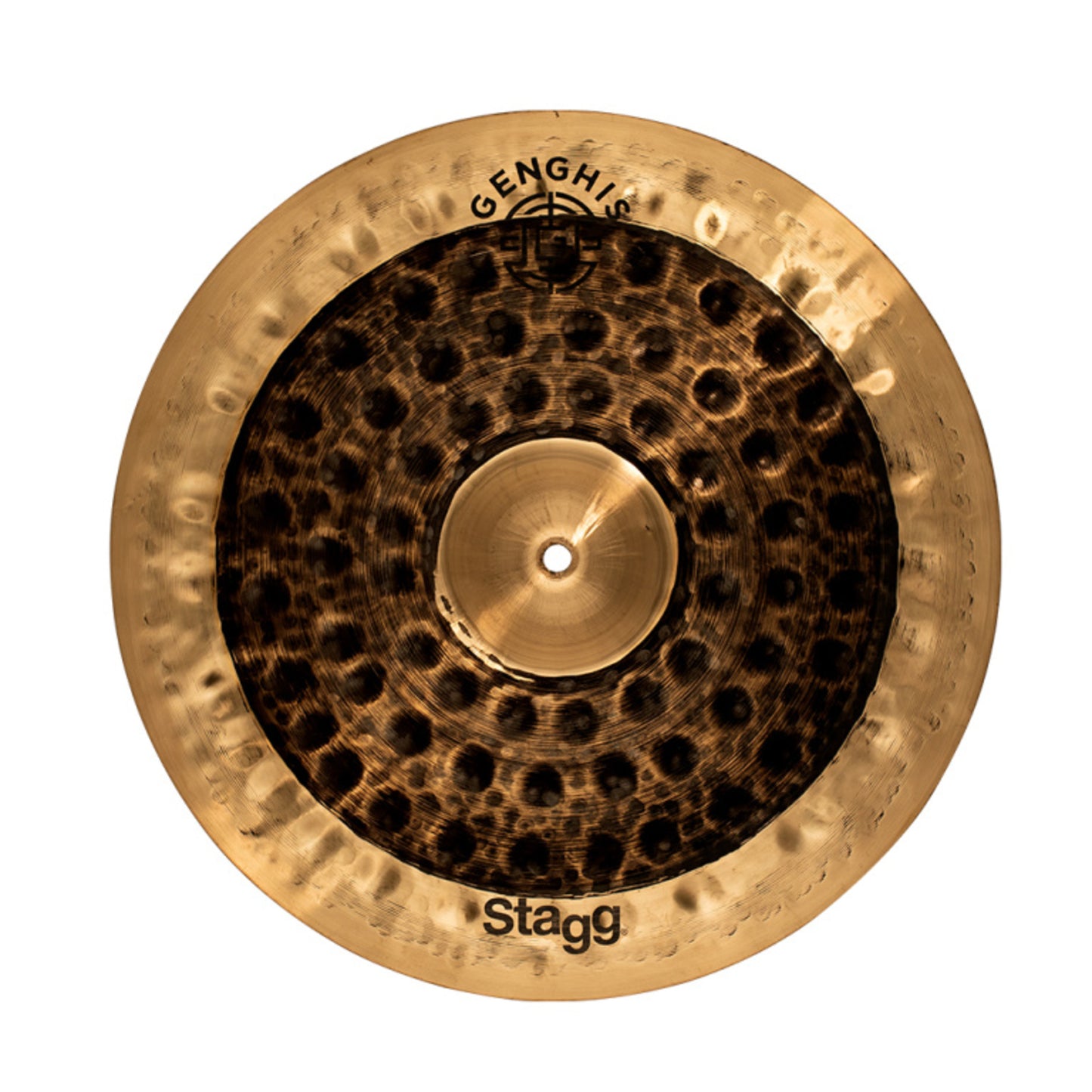 Stagg 17" Genghis Medium Crash Cymbal, Dual Series