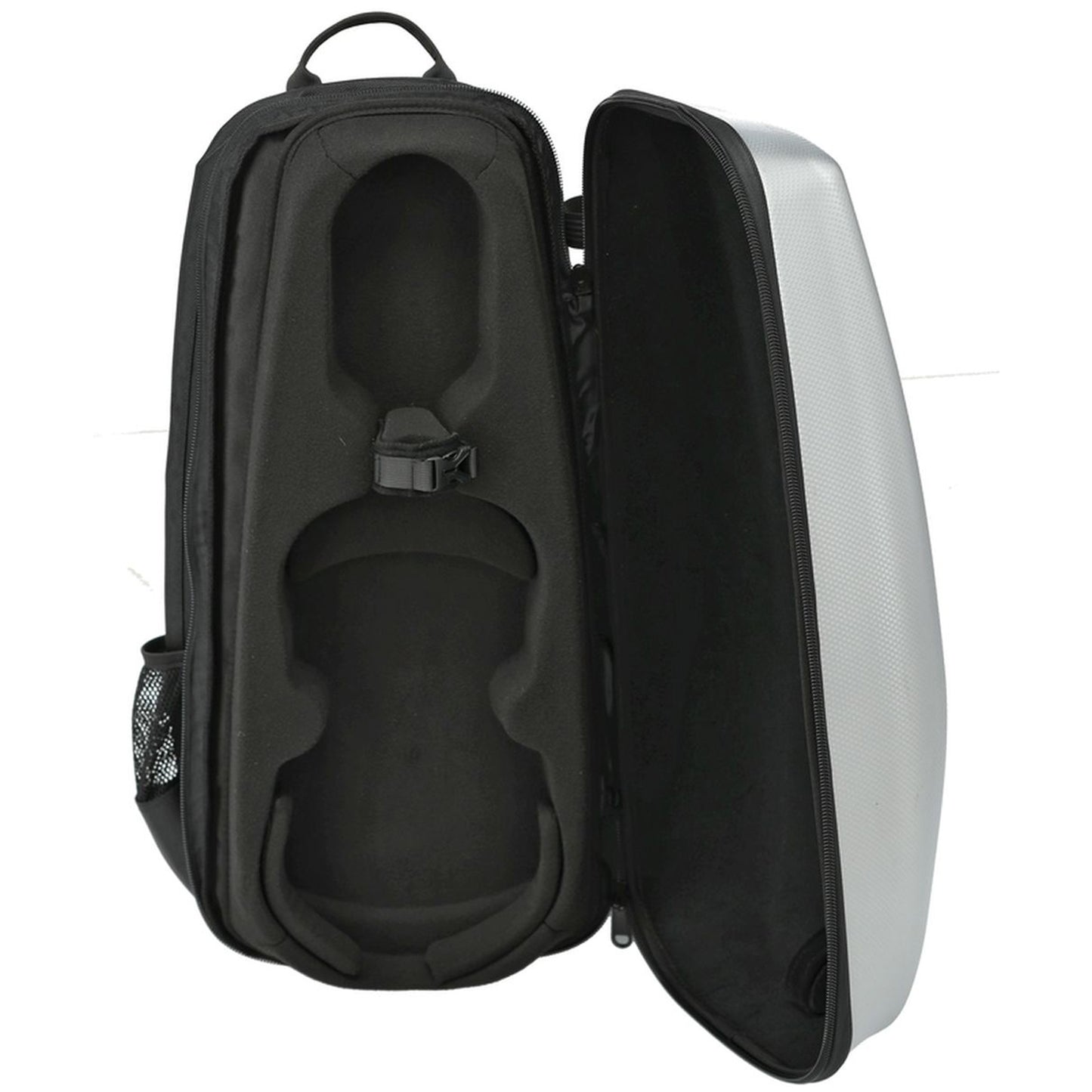 GEWA Space Bag Rucksack For Violin, Silver, 4/4-3/4