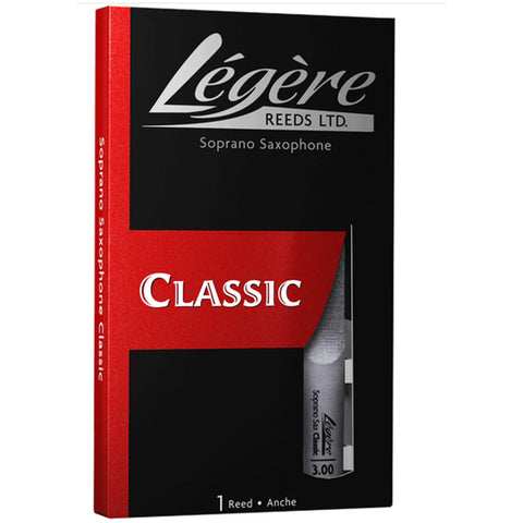 Legere Soprano Saxophone Classic Reed Strength 3
