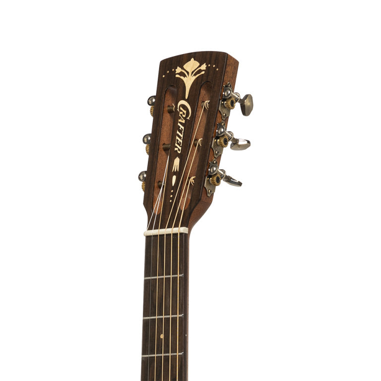 Crafter Mino Series, Big Mino Shape Acoustic-Electric Guitar Koa, Left Handed