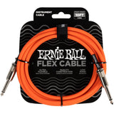 Ernie Ball Flex Instrument Cable Straight/Straight 10ft - Orange