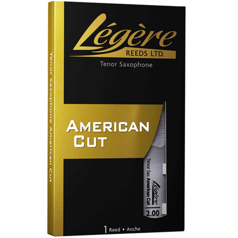 Legere Tenor Saxophone Reed, American Cut, Strength 2.00