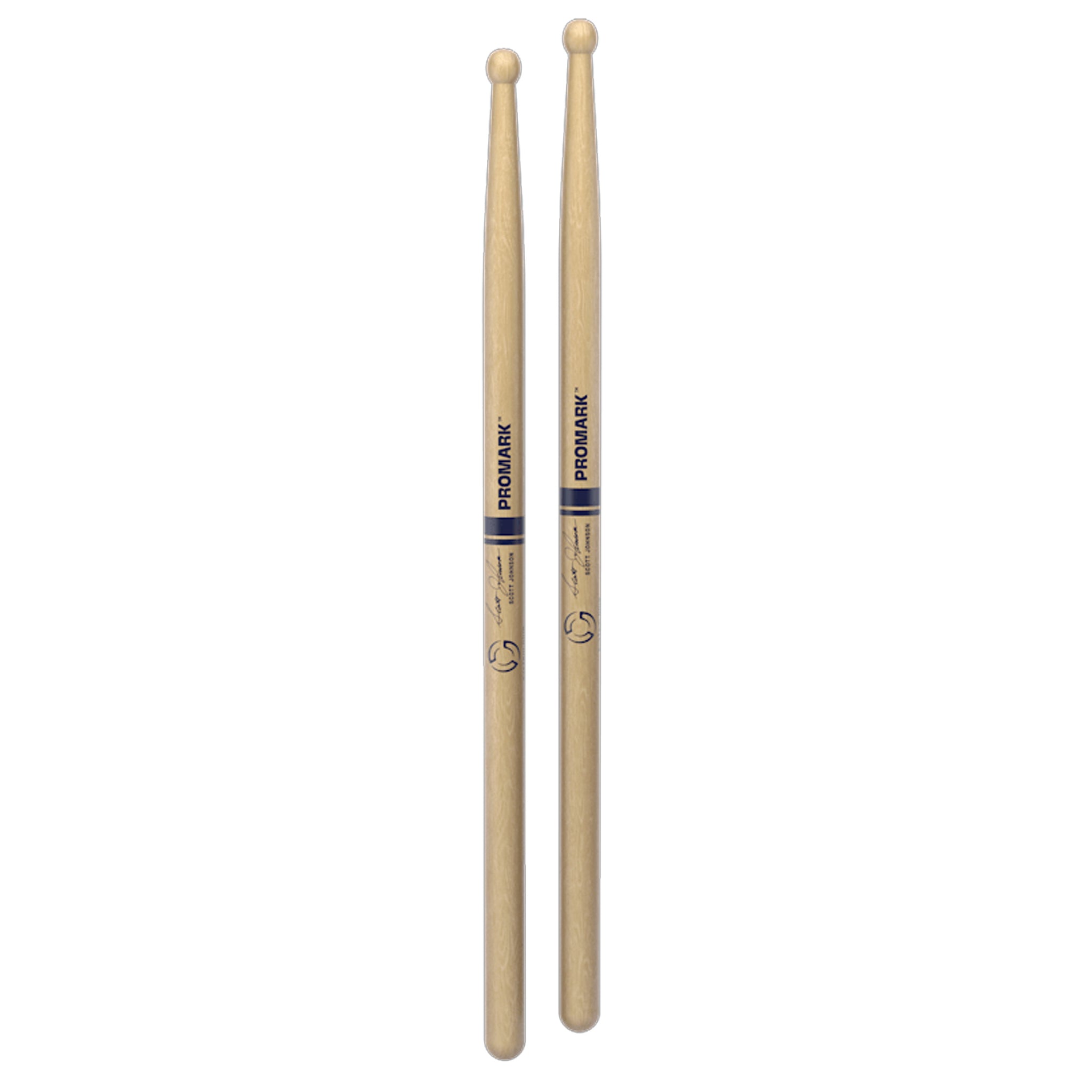 Promark DC17 Scott Johnson Marching Lacquered Hickory Drumsticks