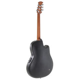 Ovation Celebrity Traditional E-Acoustic Guitar CS24L-5G, CS/Mid/Cutaway, Black, Lefty