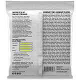 Ernie Ball Slinky Cobalt Flatwound Short Scale Electric Bass Strings 45-105