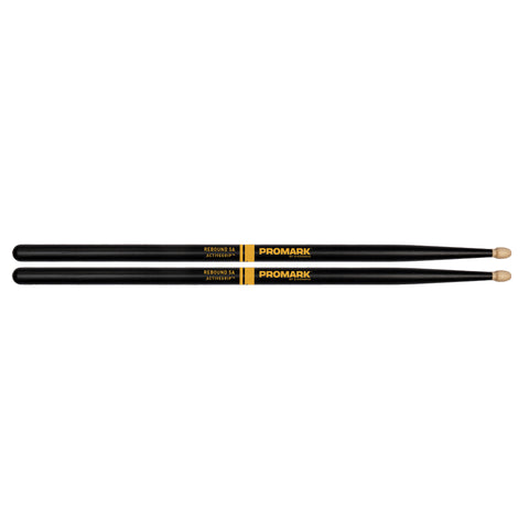 Promark American Hickory Rebound 5A Activegrip Acorn Drum Sticks
