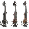 GEWA Novita 3.0 Electric Violin, Red Brown, With Universal Shoulder Rest Adapter