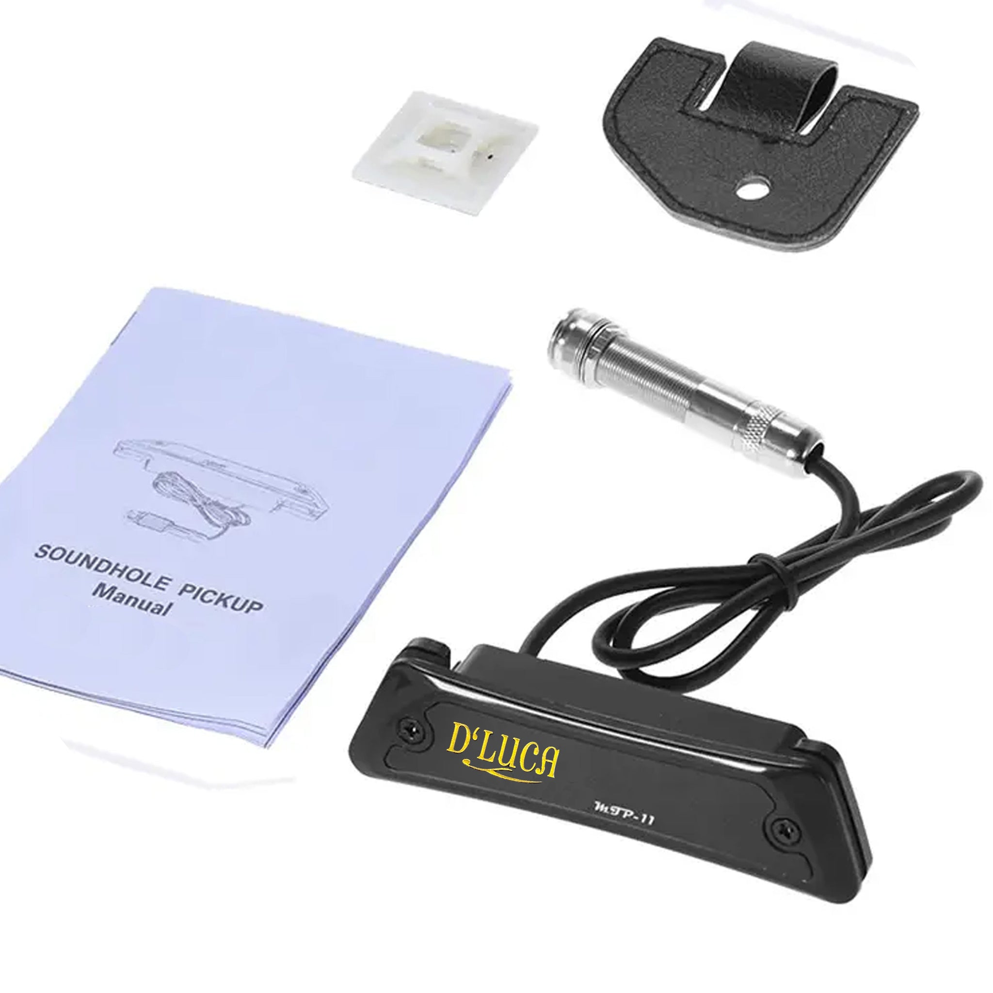 D’Luca Bajo Quinto and Bajo Sexto Passive Soundhole Pickup Single Coil