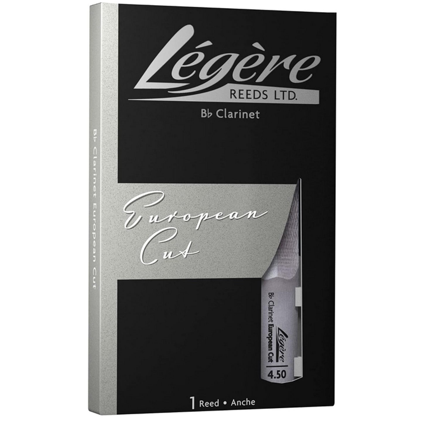 Legere Bb Clarinet European Cut Reed Strength 4.50