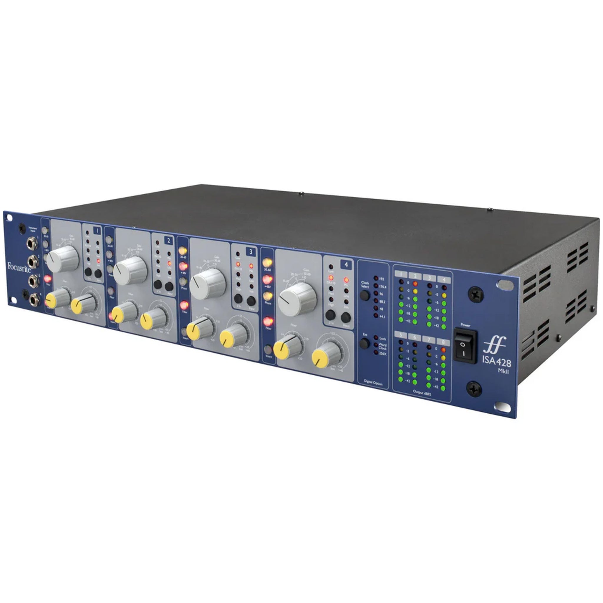 Focusrite Pro ISA 428 MK2 4-Channel Microphone Preamp