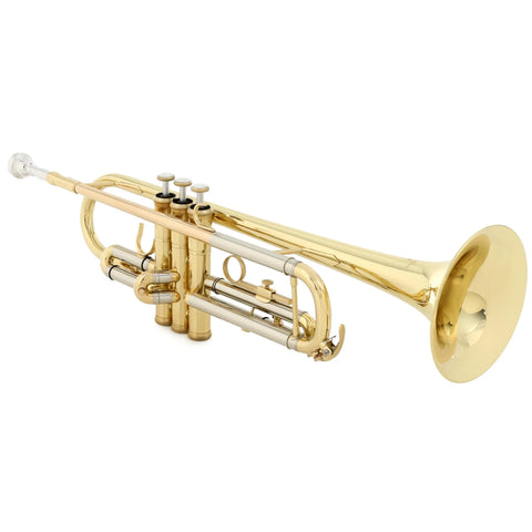 Blessing Standard Series Bb Trumpet, .460 Bore, Clear Lacquer, Outfit