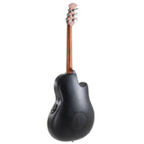 Ovation Celebrity Elite Plus E-Acoustic Guitar CE44LX-1R, MS/Mid/Cutaway, Ruby Burst, Lefty