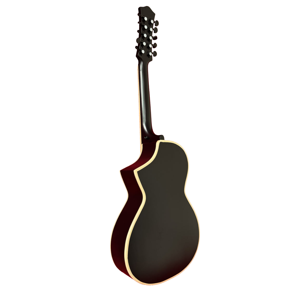 D'Luca Artisan Acoustic Electric Bajo Quinto, Onyx