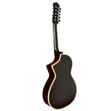 D'Luca Artisan Acoustic Electric Bajo Quinto, Onyx