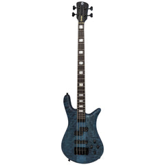 Spector Euro4LX 4 String Bass Guitar Black and Blue Matte