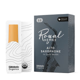Royal Hemke Organic Alto Saxophone Reeds, Strength 3.5, 10-pack