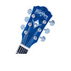Washburn EA15 Festival Series Mini Jumbo Acoustic Electric Guitar. Flame Blue