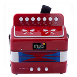 D'Luca Kids Series Button Accordion, Red