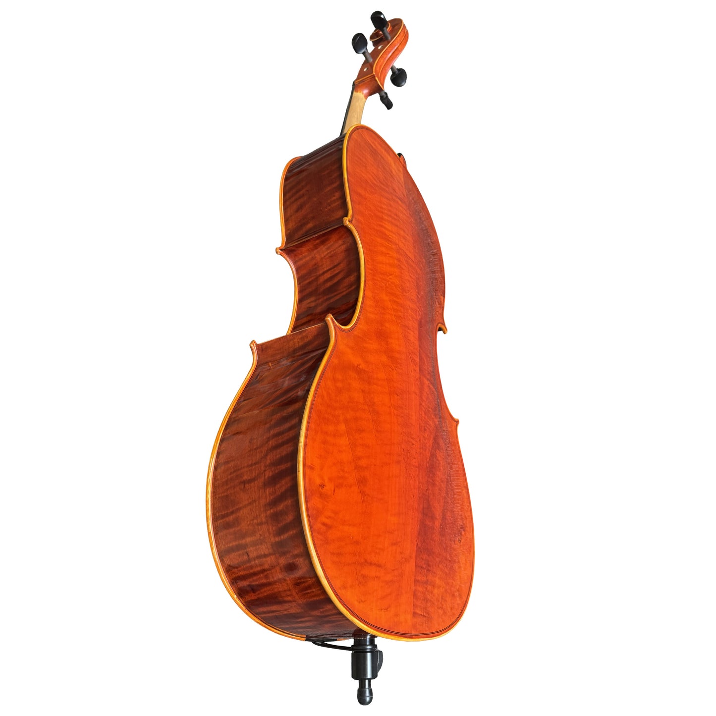 D’Luca Tonmeister 400 Ebony Fitted Cello Outfit 1/8 Size with Bow and Gig Bag