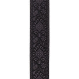 D'Addario Woven Guitar Strap, Monterey Black Tubular