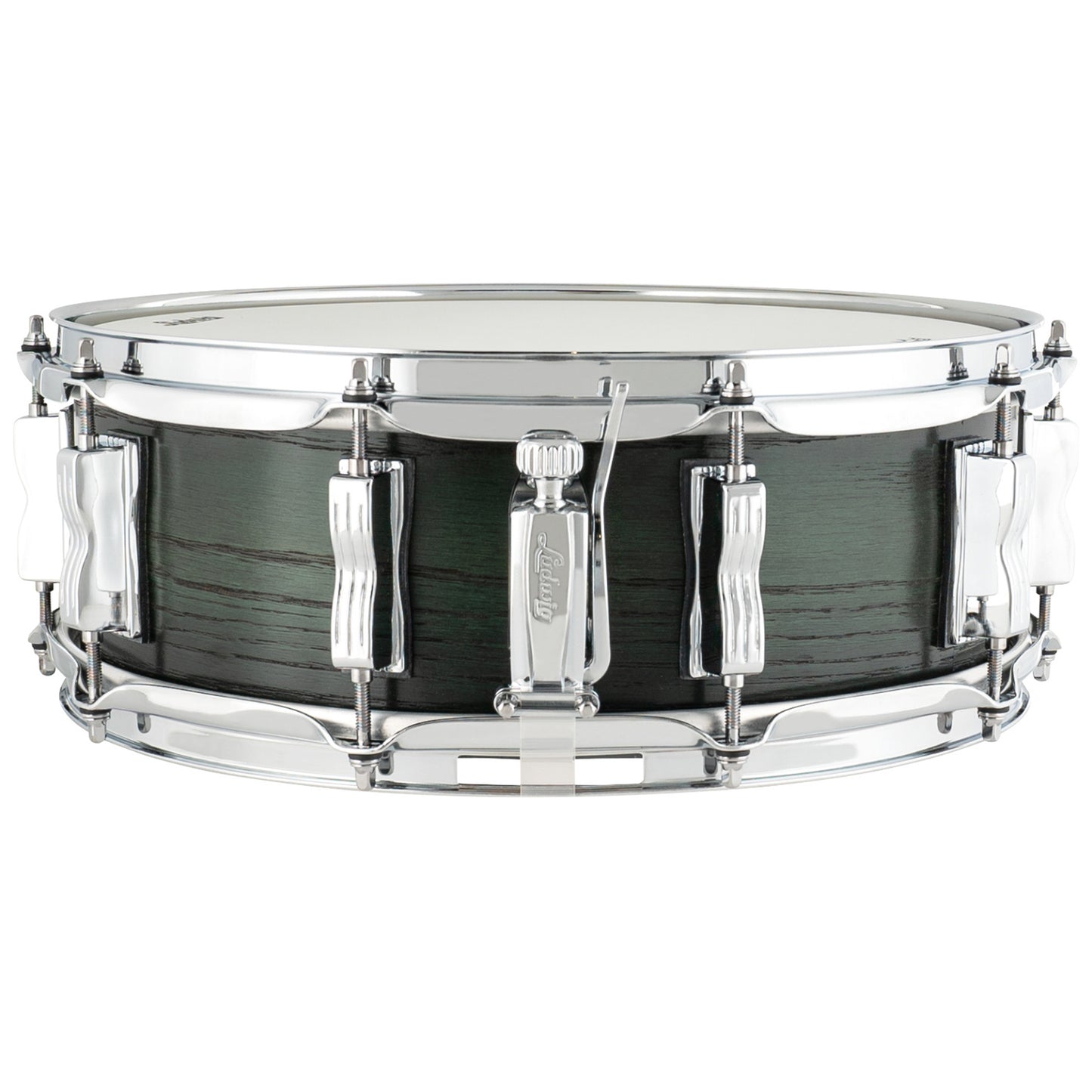 Ludwig Classic Oak Series 5 x 14 Snare Drum Green Burst