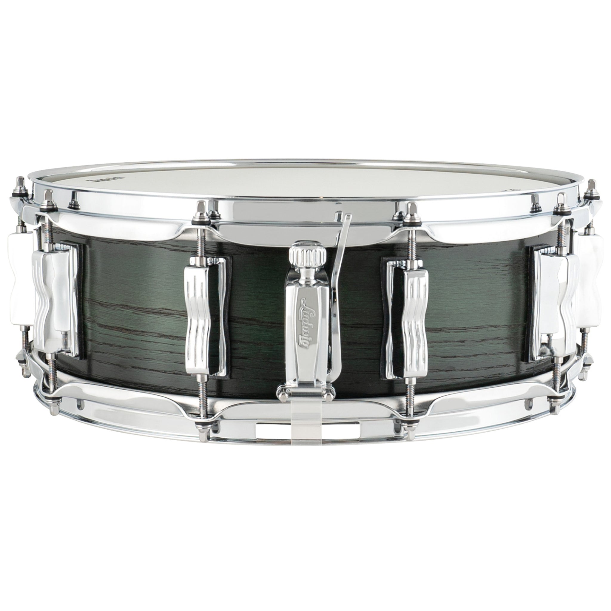 Ludwig Classic Oak Series 5 x 14 Snare Drum Green Burst