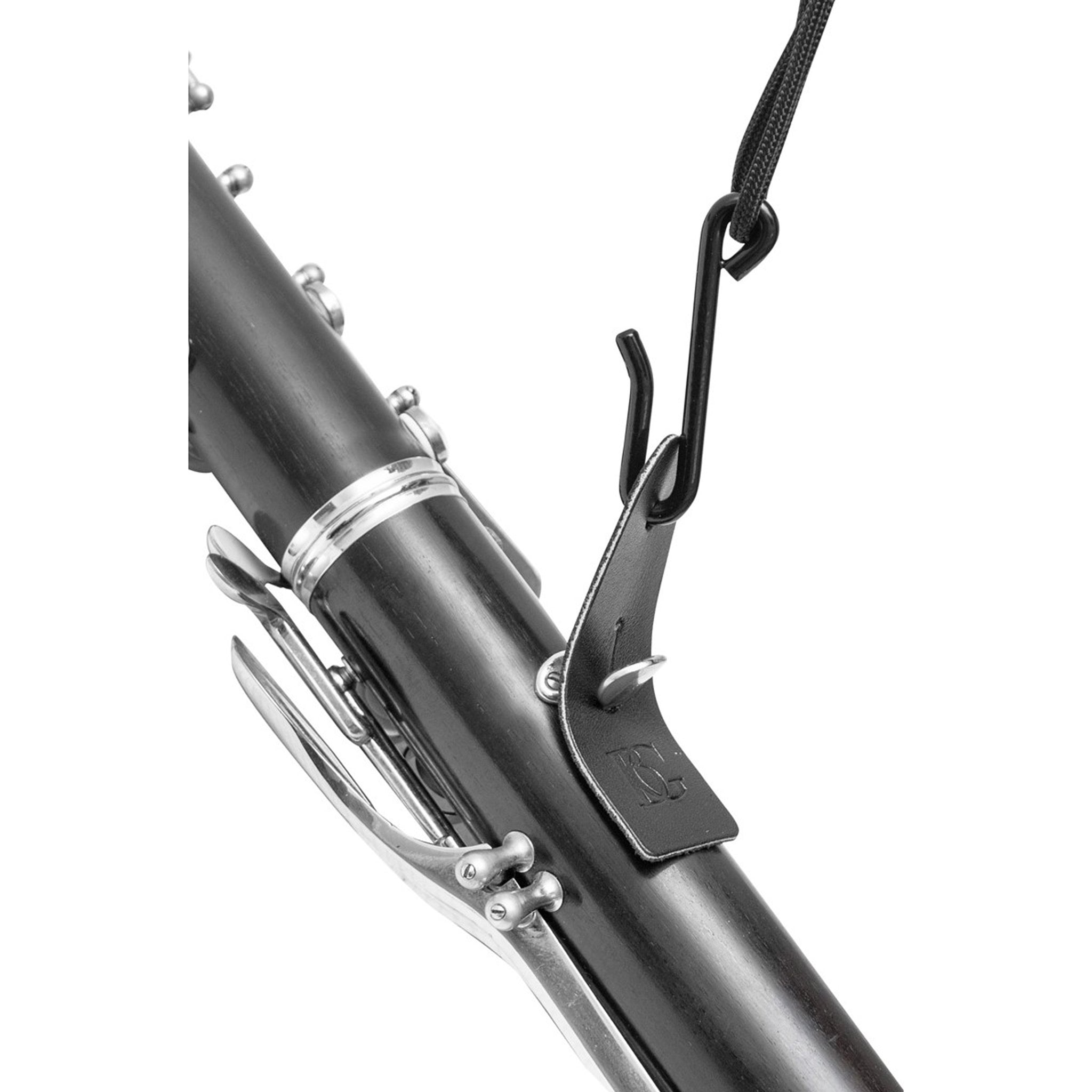 BG Bb Clarinet Flex ZEN Strap,, Non-Elastic, Black, CFYLP