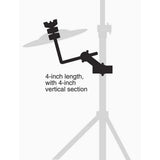 Gibraltar SC-CLAC, 4" Splash Cymbal L-Arm with Adjustable Clamp