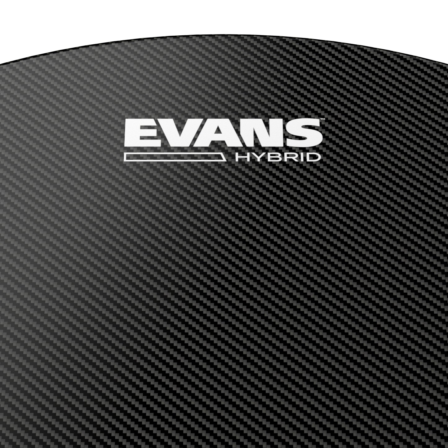 Evans Hybrid Black Marching Snare Drum Head, 13 Inch