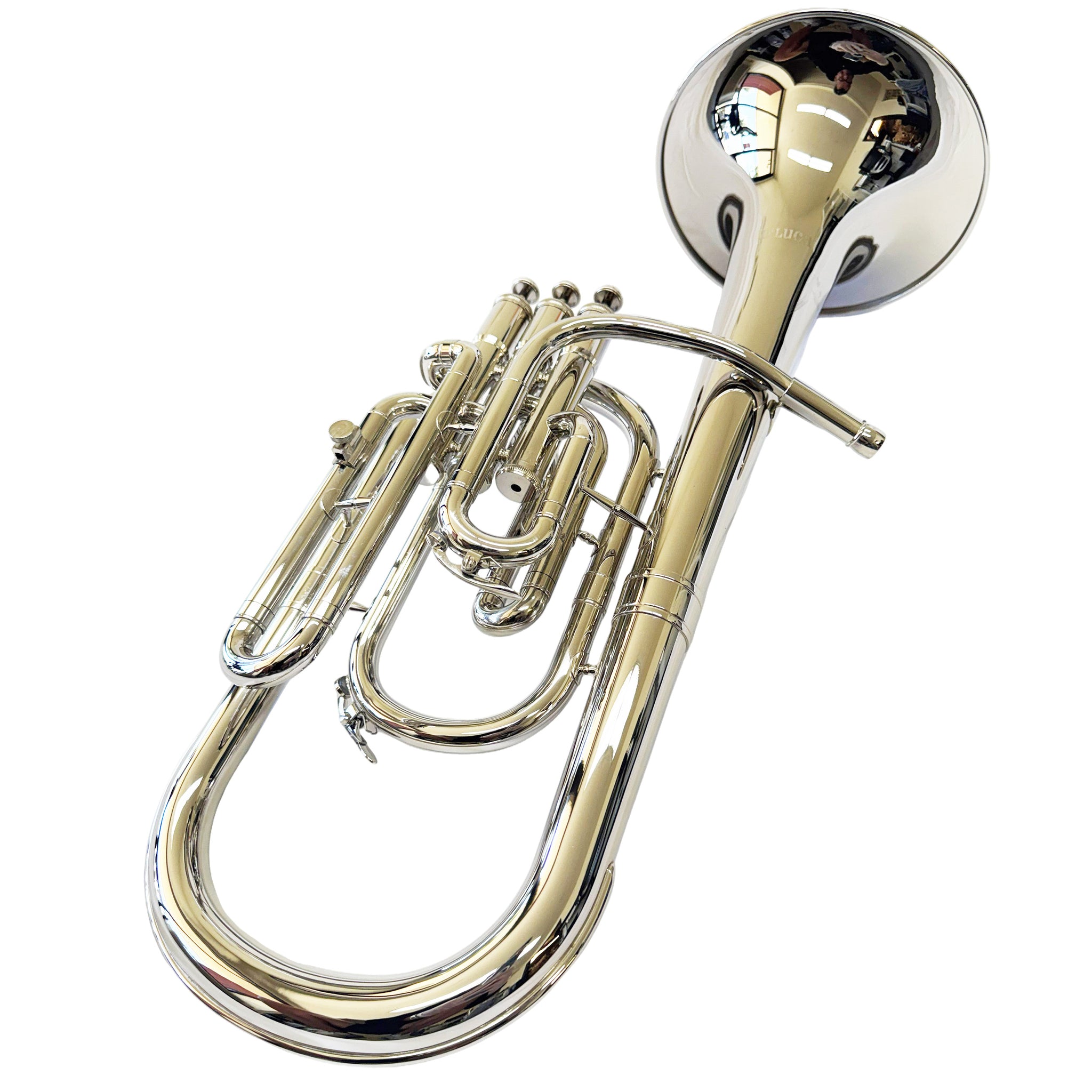 D'Luca MX280 Series Nickel Plated Alto Horn with Case