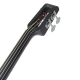 Stagg 3/4 Electric Double Bass With Gigbag, Transparent Red